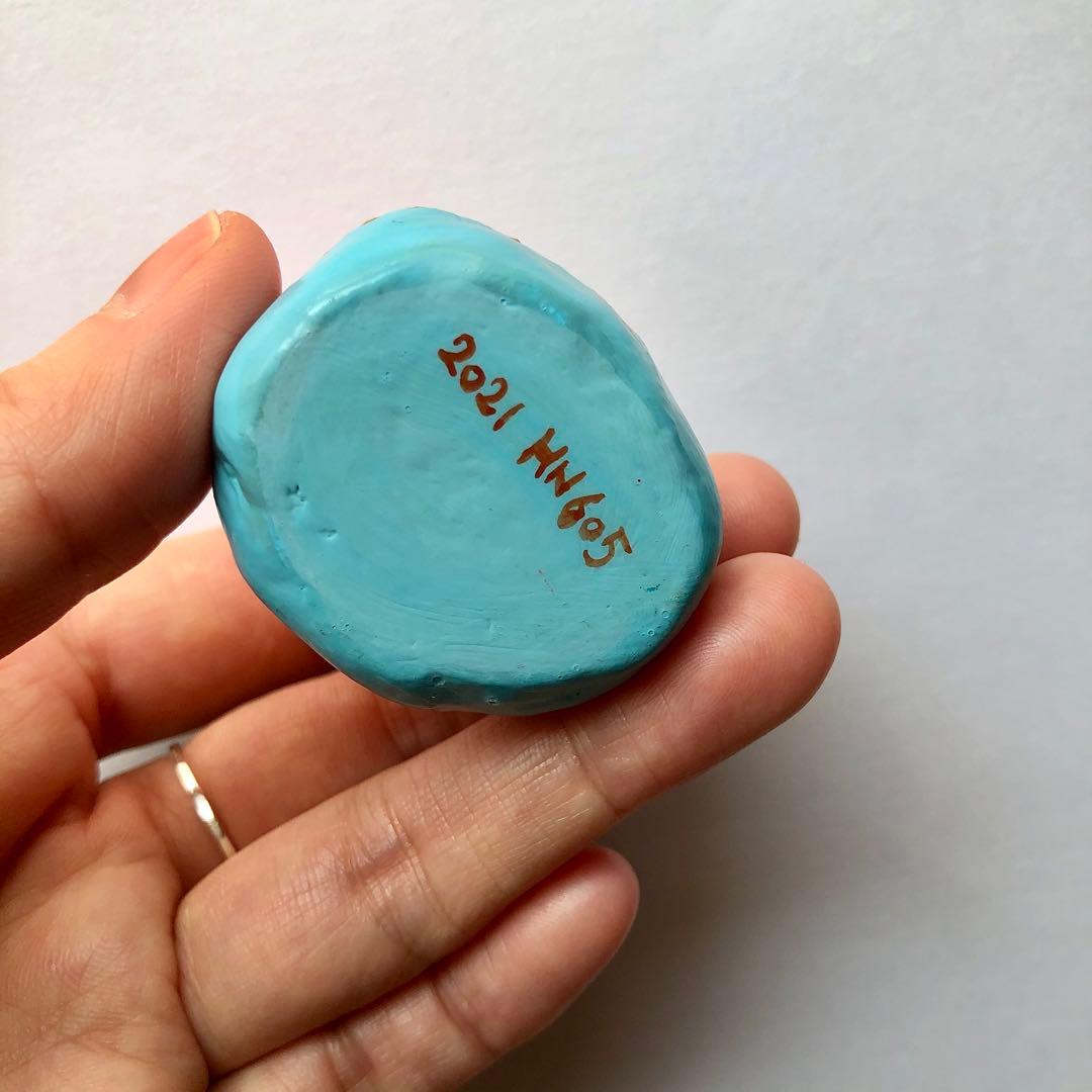 ハンドメイド　お雛様　石粉粘土　人形　2体セット