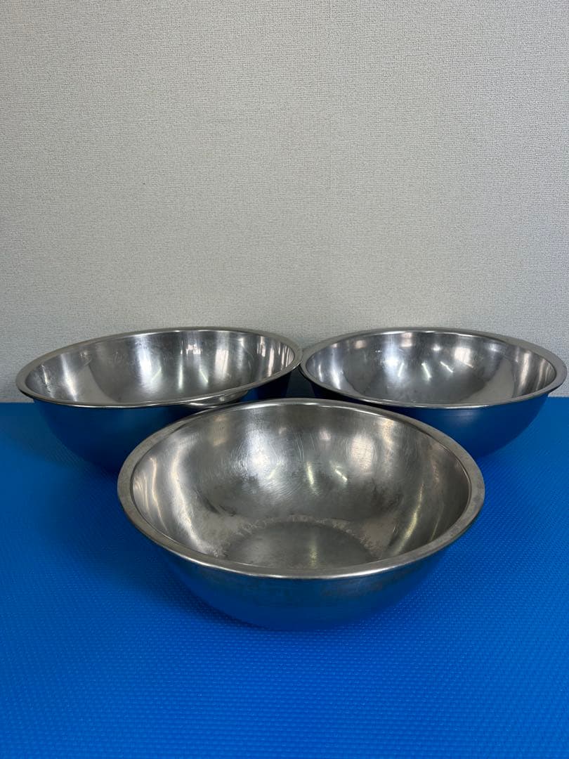 調理用ボウル10個セット　ステンレス　業務用　おまけザル2個付き