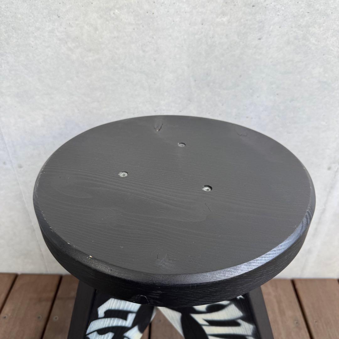 M&M カスタムパフォーマンス 木製スツール 椅子 チェア