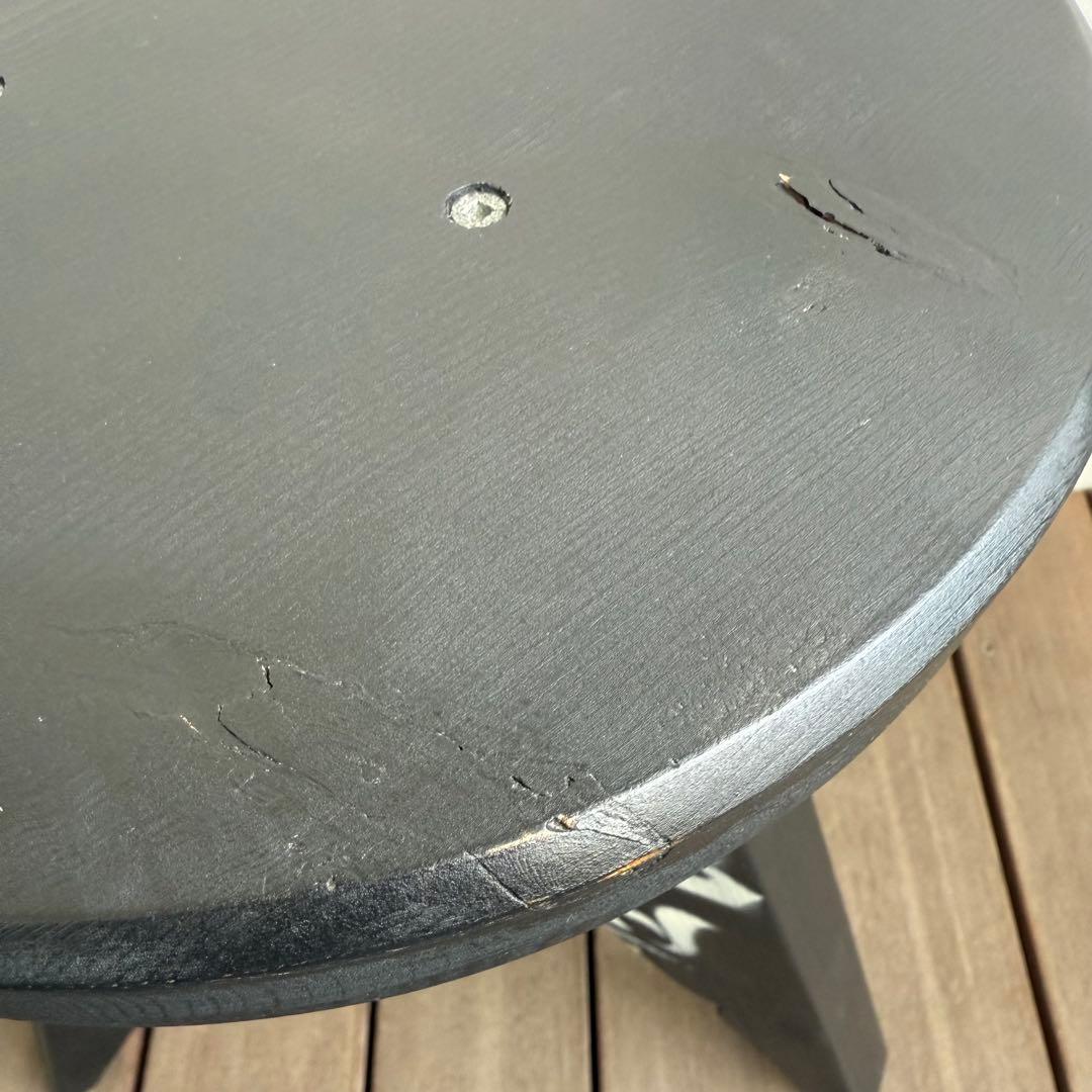 M&M カスタムパフォーマンス 木製スツール 椅子 チェア