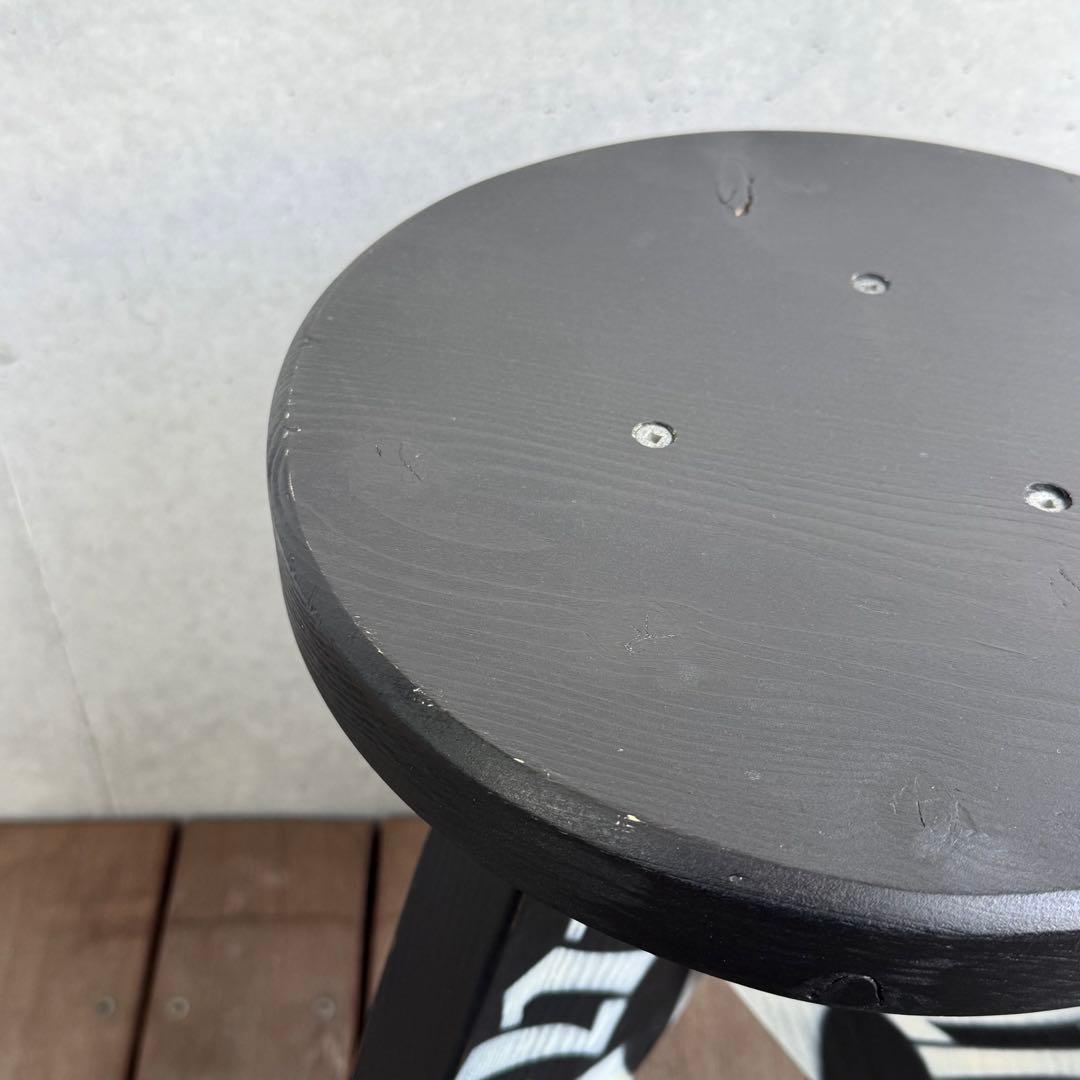 M&M カスタムパフォーマンス 木製スツール 椅子 チェア