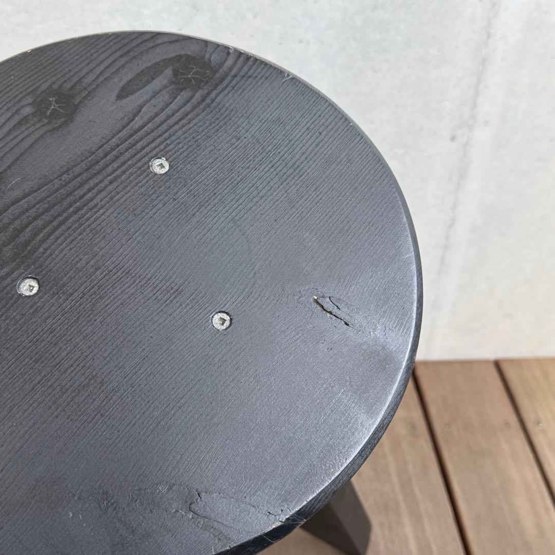 M&M カスタムパフォーマンス 木製スツール 椅子 チェア