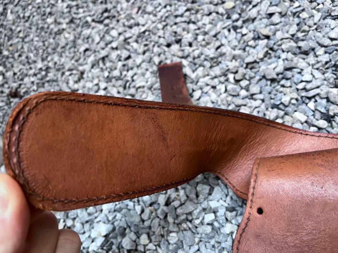 レザー ホルスター 右利き用 約100cm 値段交渉可能