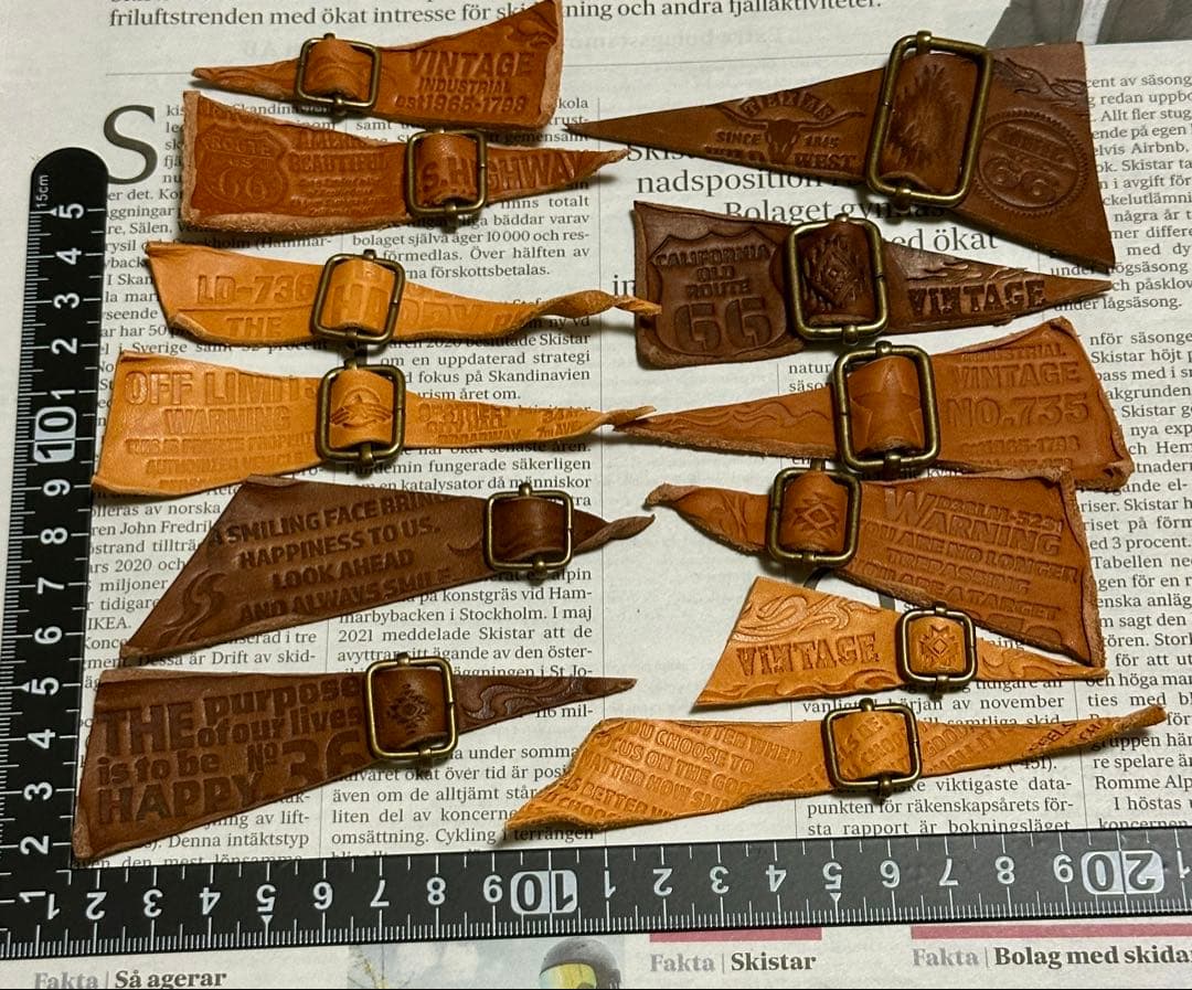専用 革タグ レザータグ ハンドメイド