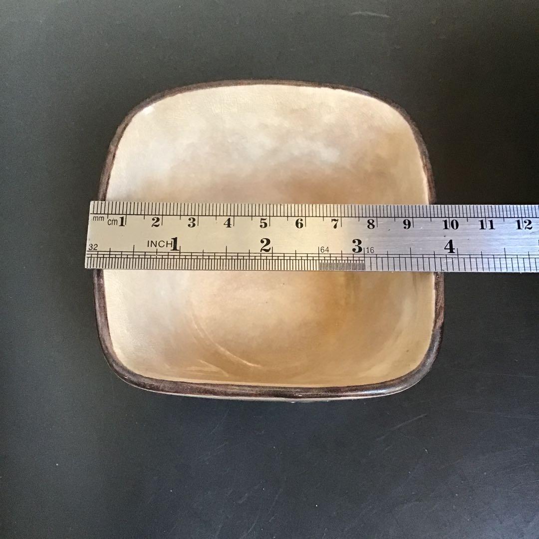 古陶器　梅図小鉢2個セット　骨董品　アンティーク　レトロ