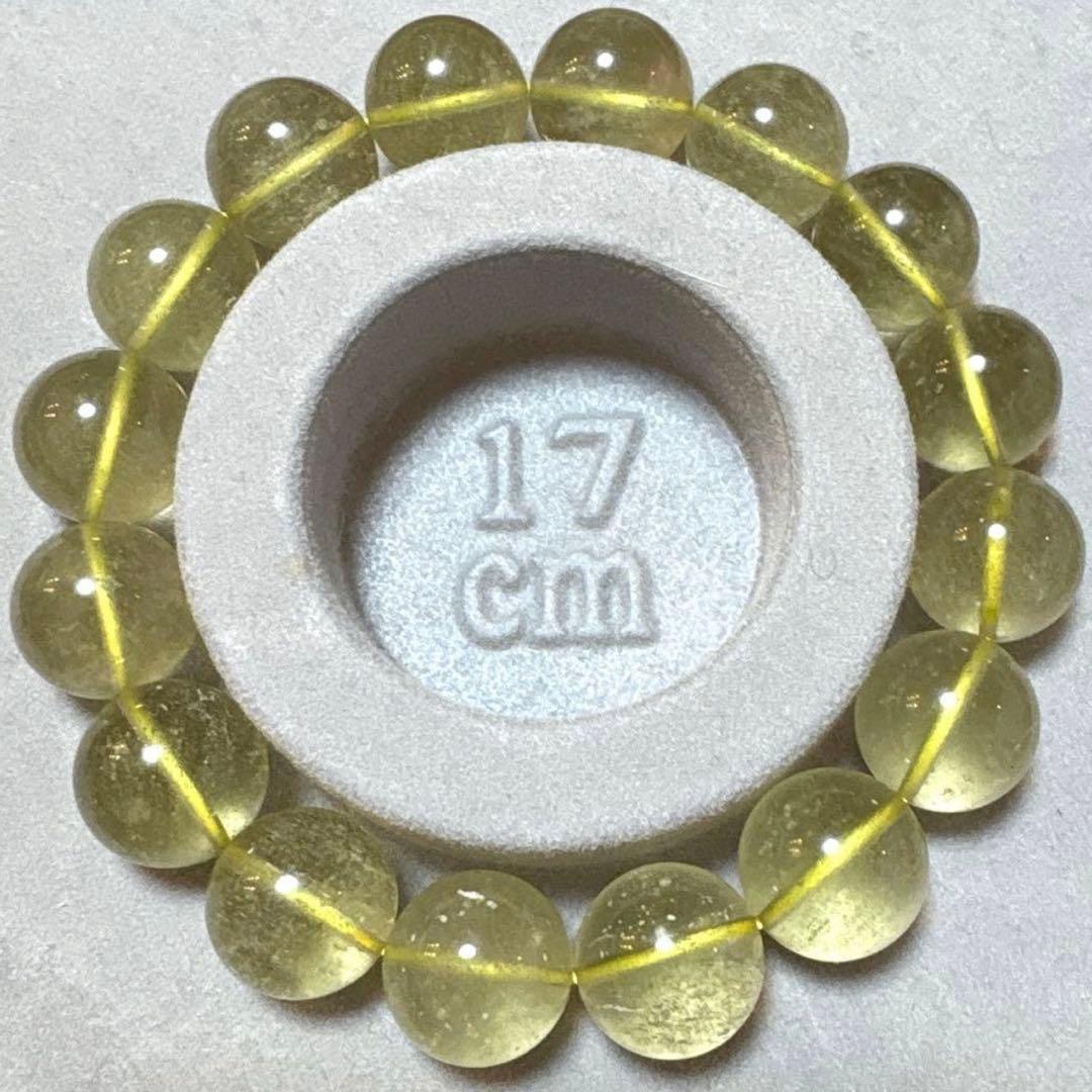 【ハイクオリティ】　リビアングラス隕石　ブレスレット　13.5mm