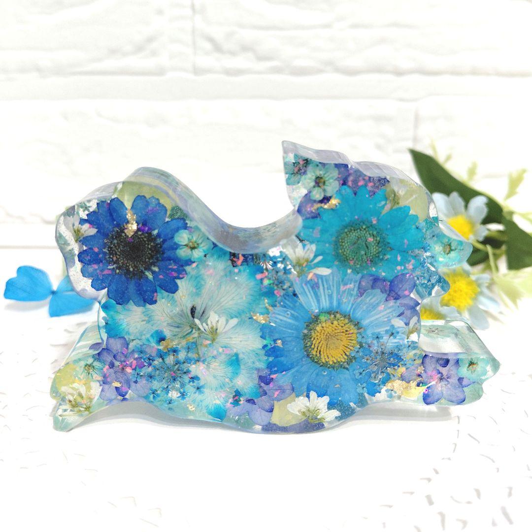 No.400 チワワのオブジェ✨固まるハーバリウム