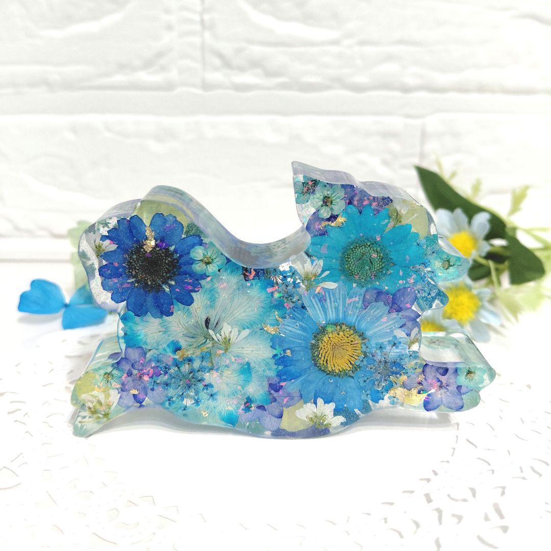 No.400 チワワのオブジェ✨固まるハーバリウム