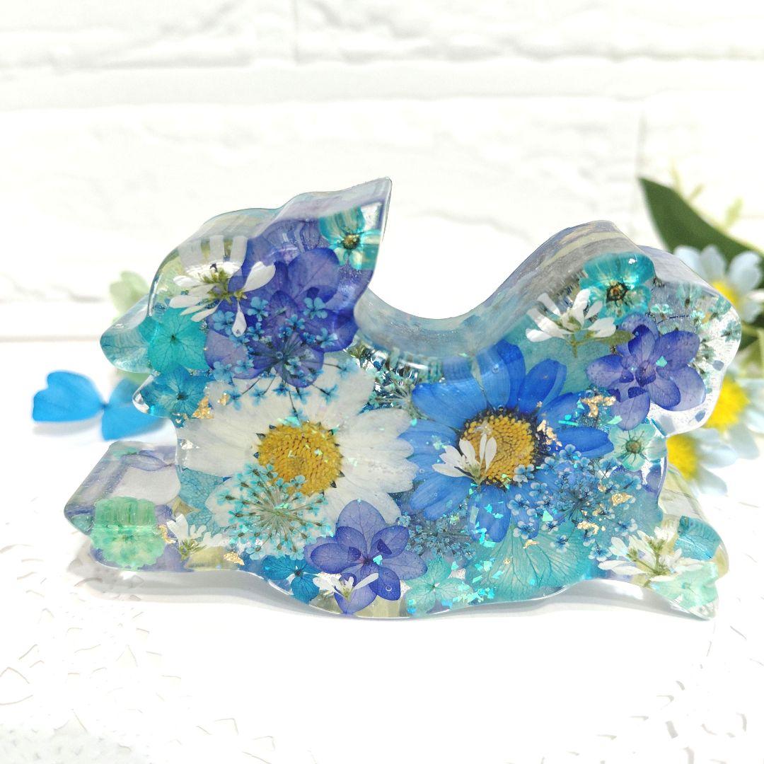 No.400 チワワのオブジェ✨固まるハーバリウム