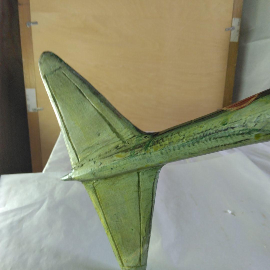 木製の戦闘機　昭和レトロ