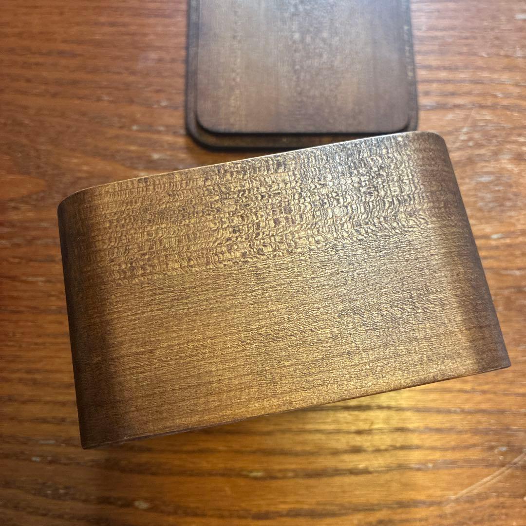 杉の木クラフト　お弁当　正方形　深型　コトゴト　曲げわっぱ