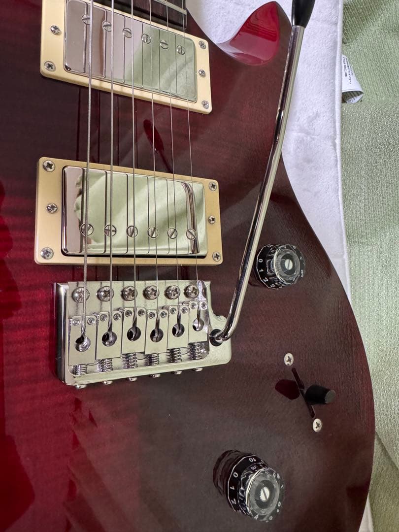 PRS SE Custom24 Black Cherry 改造