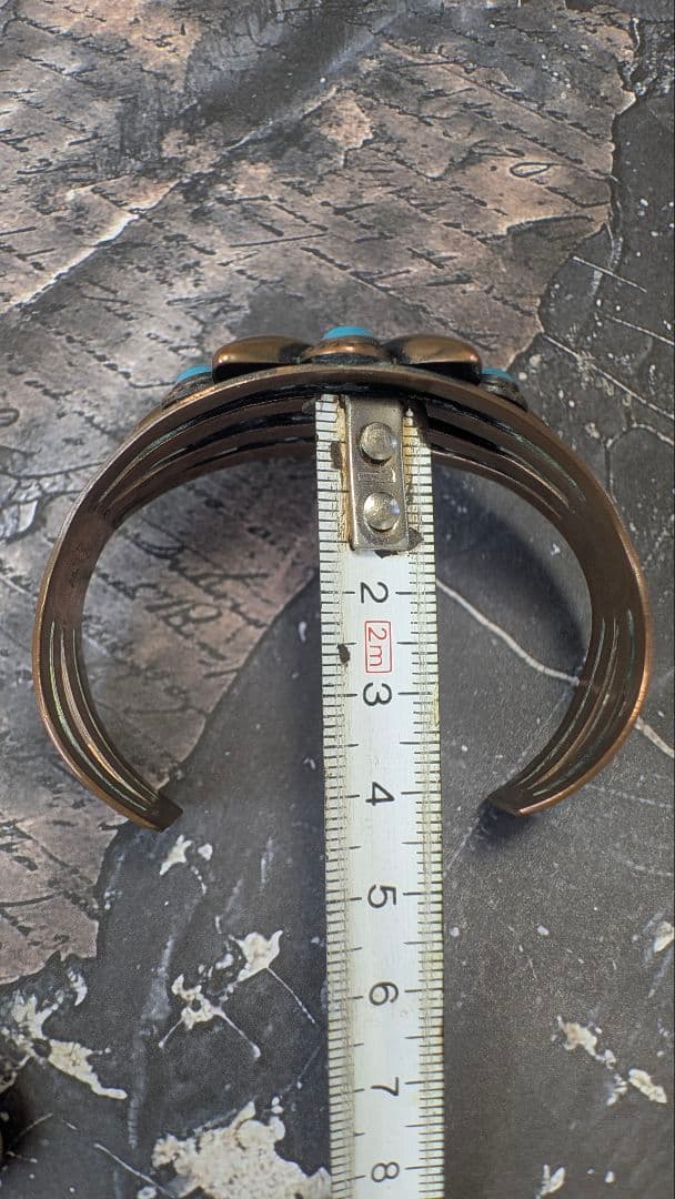 【希少 お値下げ開始】Vintage Solid Copper ブレスレット