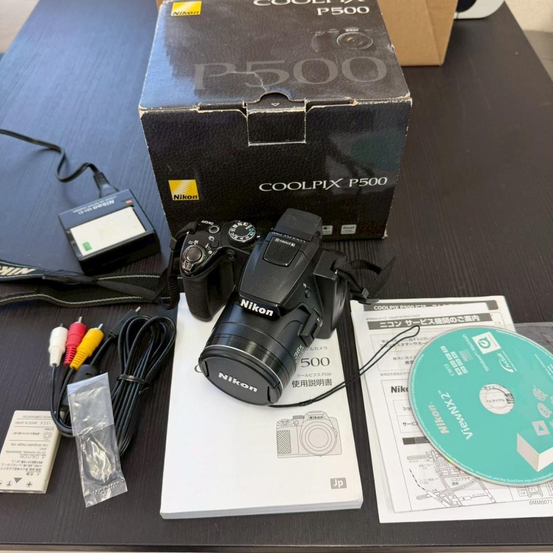Nikon ニコン Coolpix P500 デジカメ 動作確認済 クールピクス