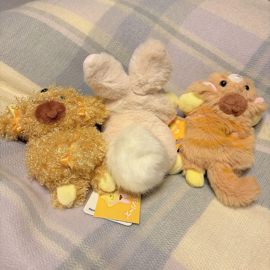 ポムポムプリン　まめぷち　犬　うさぎ　猫