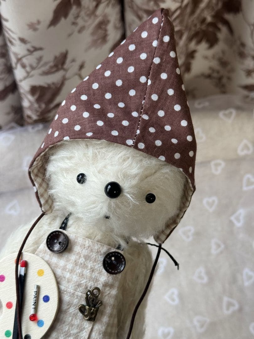 ハンドメイド くまくん ぬいぐるみ テディベア 五関節可動