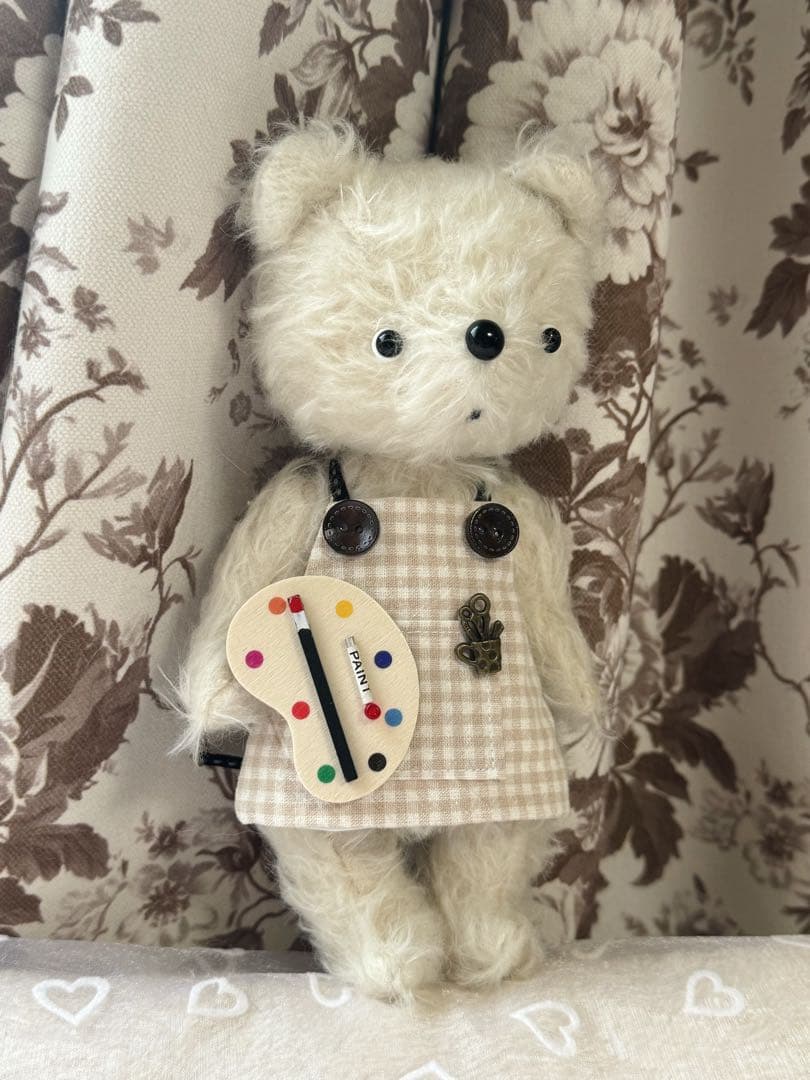 ハンドメイド くまくん ぬいぐるみ テディベア 五関節可動