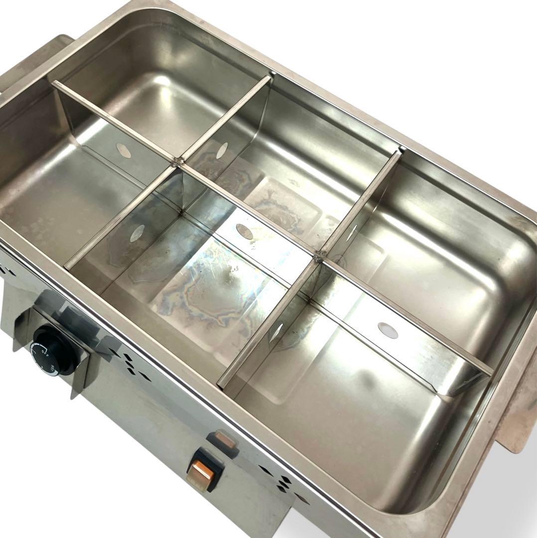 美品 動作保証 送料無料 TKG 業務用電気おでん鍋 6仕切り