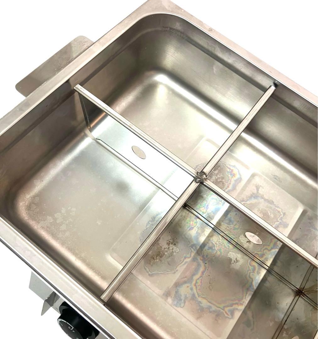 美品 動作保証 送料無料 TKG 業務用電気おでん鍋 6仕切り