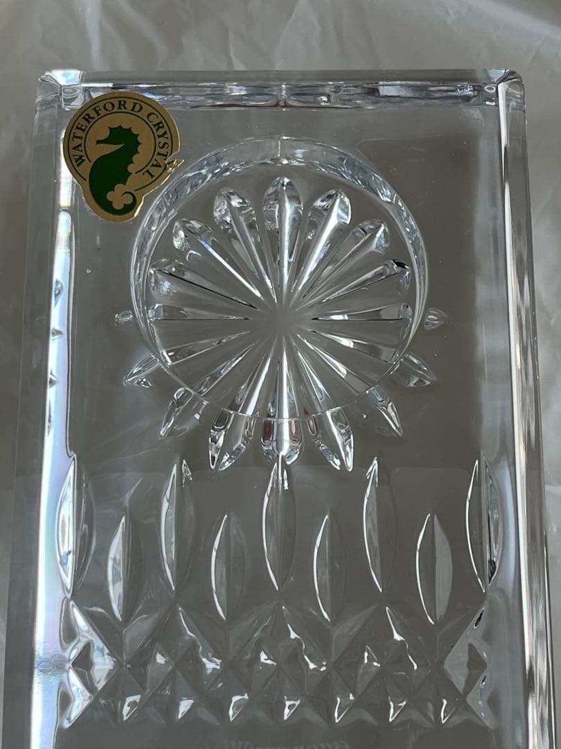 【未使用】ウォーターフォード　クリスタル置き時計