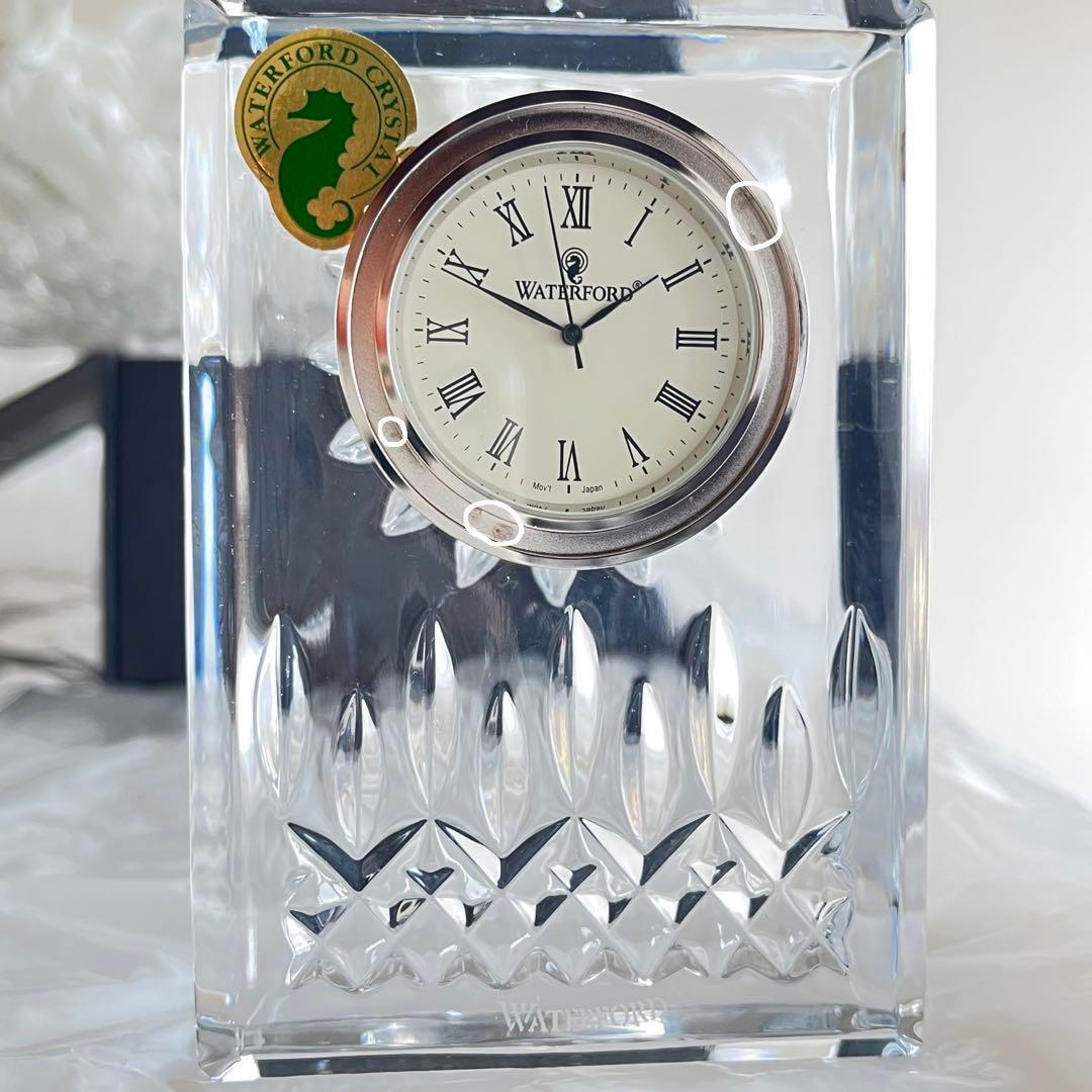 【未使用】ウォーターフォード　クリスタル置き時計
