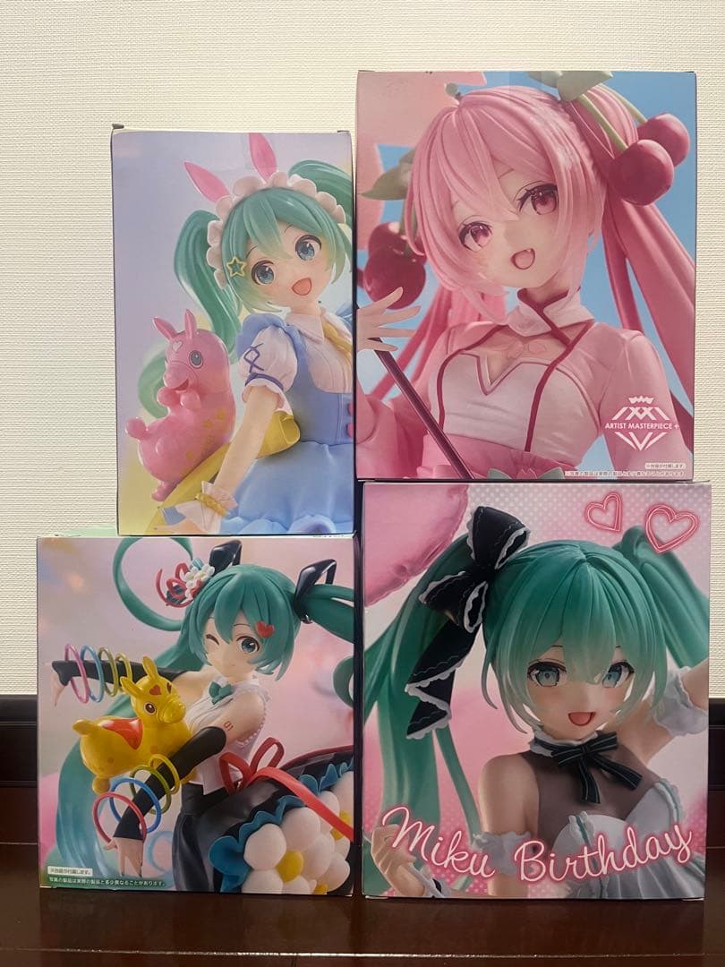 初音ミク　フィギュア　AMP+ 4体セット