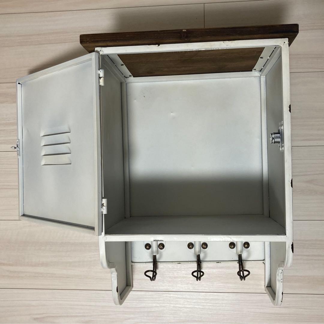 アンティーク ビンテージ ダメージ 加工 収納 ロッカー