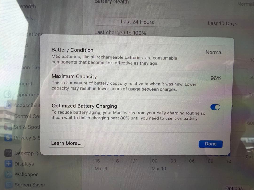 MacBook Air M3 15インチ (2024) 本体　電池96% 美品