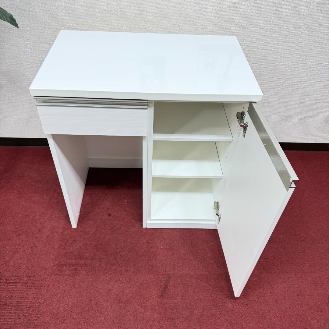 東京23区送料無料　美品ニトリ　レンジボード　白色　洗浄/除菌済み