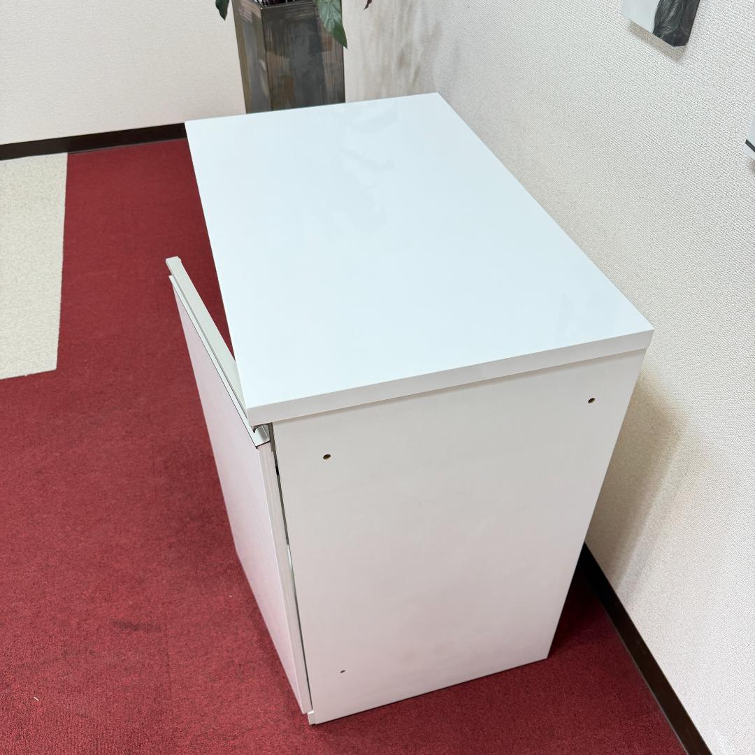 東京23区送料無料　美品ニトリ　レンジボード　白色　洗浄/除菌済み