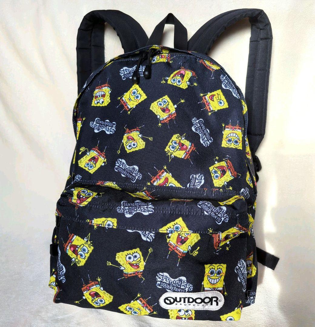 限定デザイン　スポンジボブ　リュック　OUTDOOR デイバッグ　バックパック