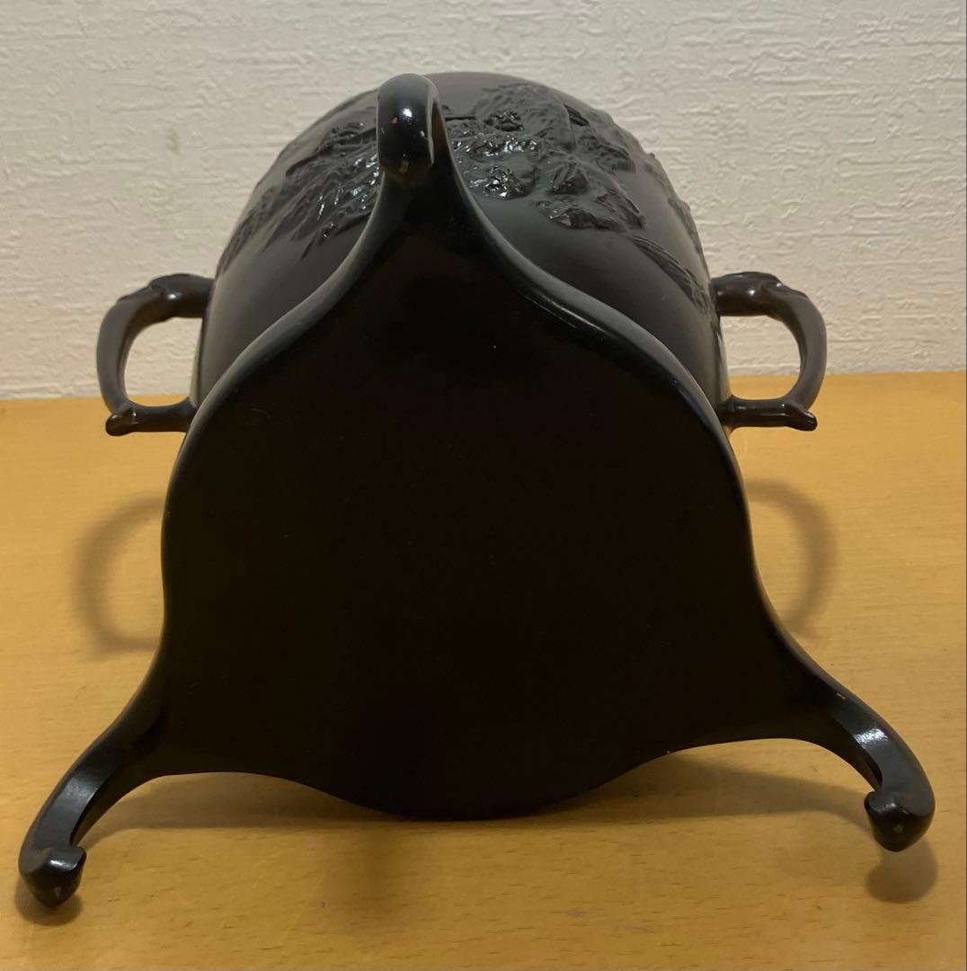 【花器】薄端　生花　金属製　華道　日本文化　コレクション　インテリア