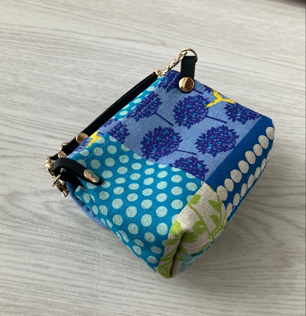 大　ボストンバッグ　エチノ　2way ミニポーチ　鳥