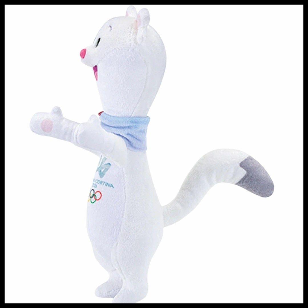 ミラノコルティナオリンピック 公式マスコット ぬいぐるみ　ティナ　35cm