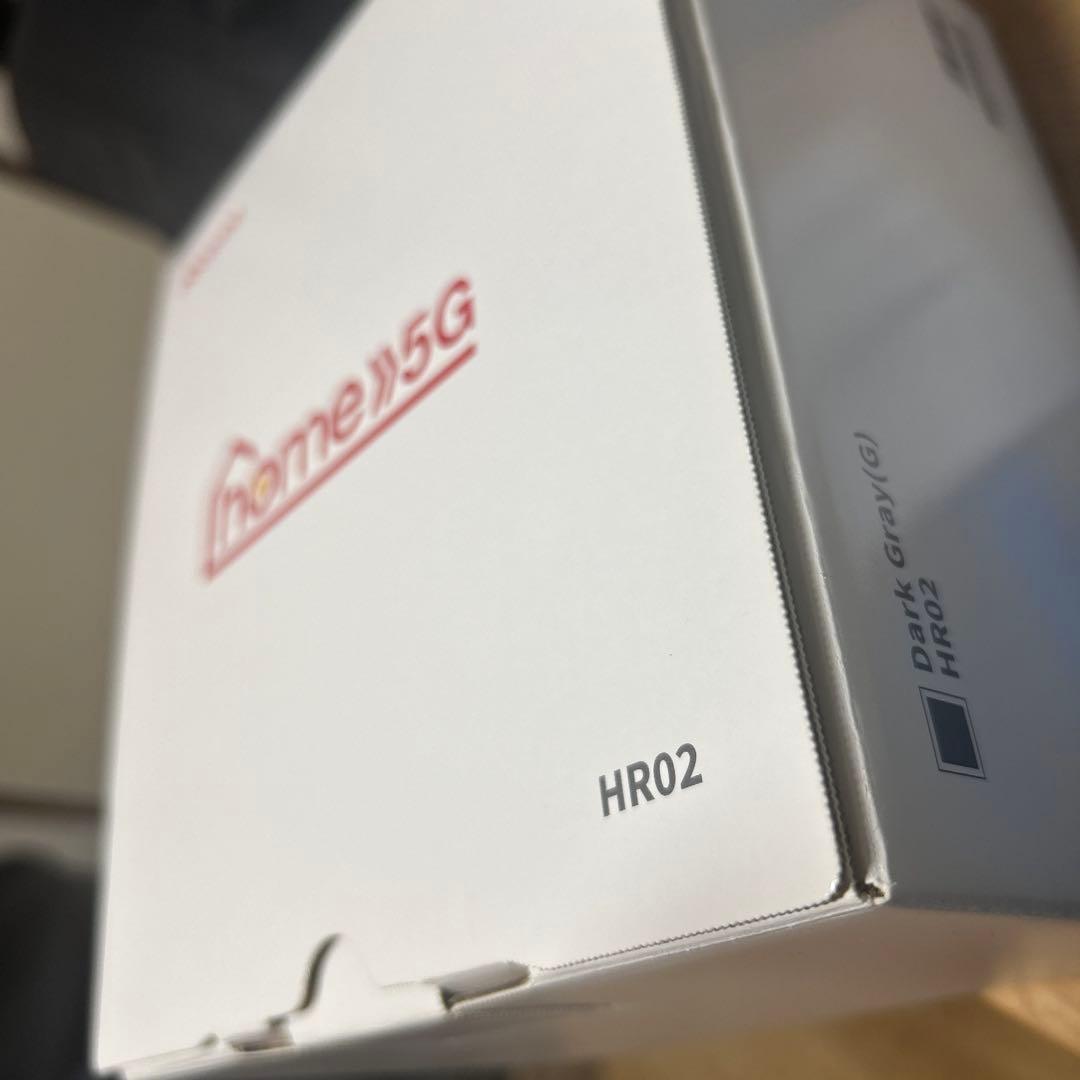 docomo HR02 無線LANルーター ダークグレー