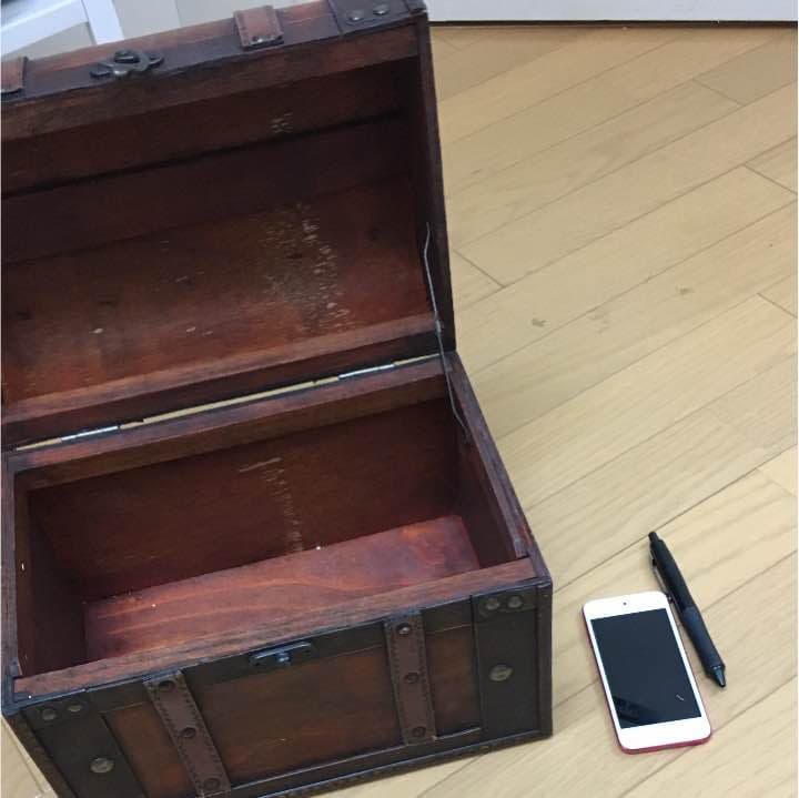 アンティーク レトロ 物入れ