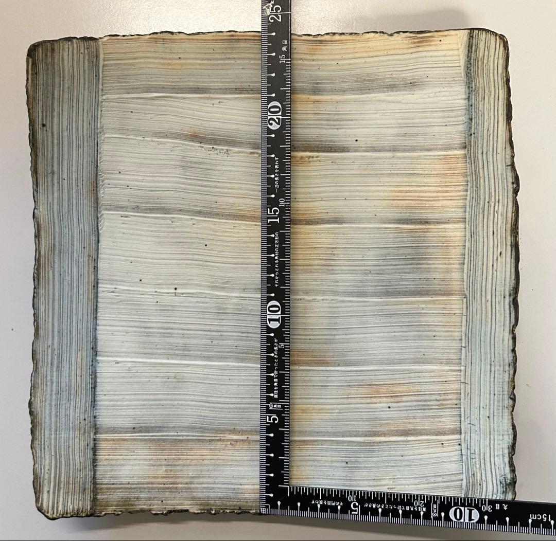 ココチ舎 Cocochiya（市野雅利）　角皿2枚組 インディゴ24cm 丹波焼