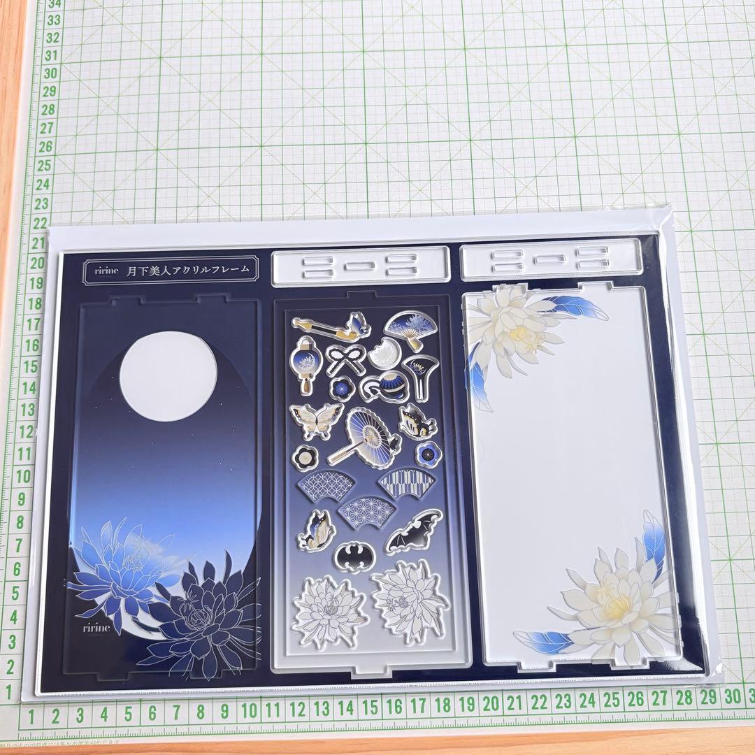 FUKUYA フクヤ　月下美人アクリルフレーム　青　BLUE