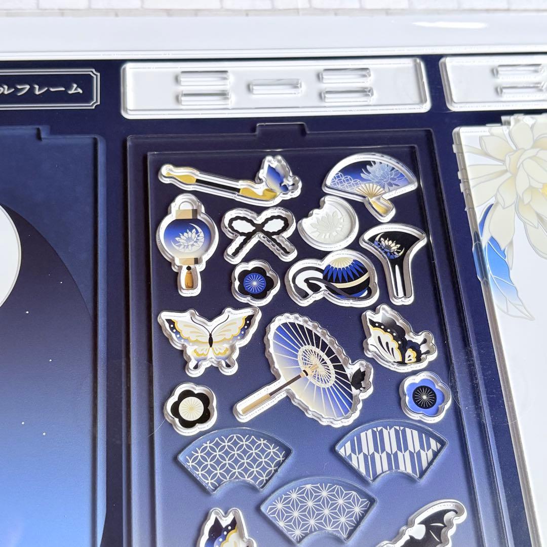 FUKUYA フクヤ　月下美人アクリルフレーム　青　BLUE