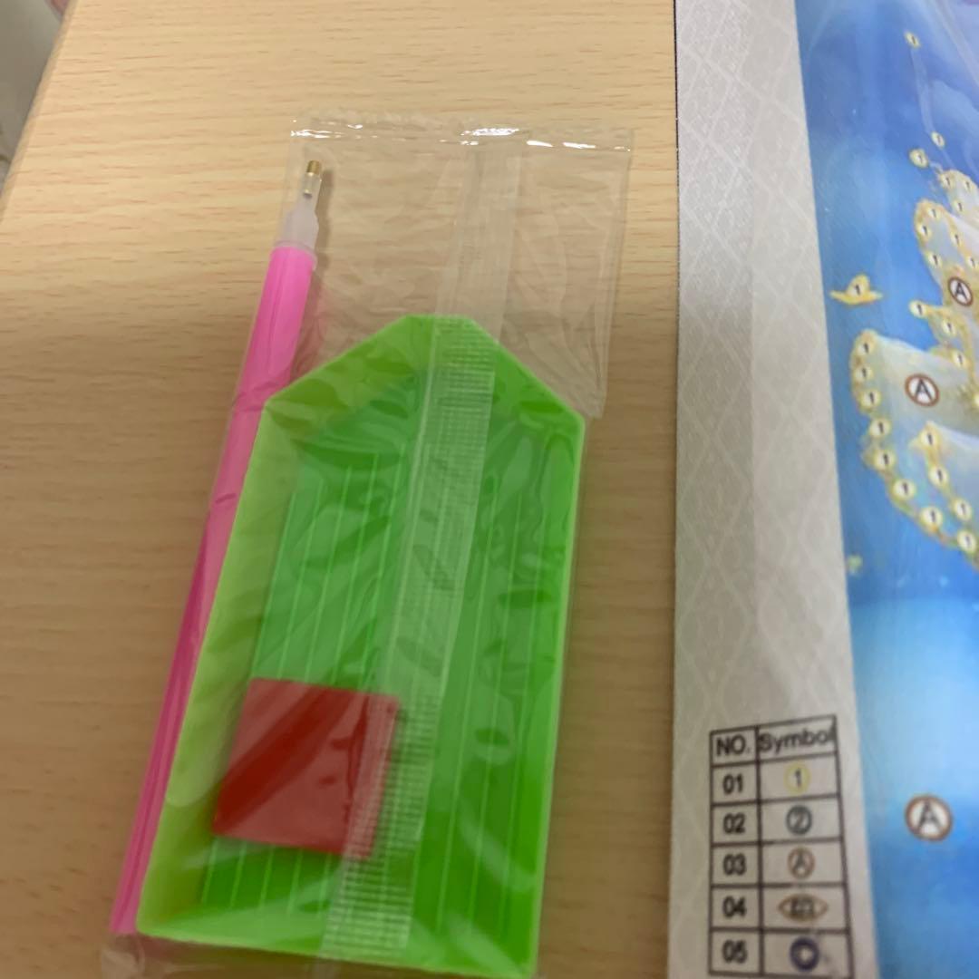 ★専用★ダイヤモンドアート　特殊ビーズ イエロードレスレディー