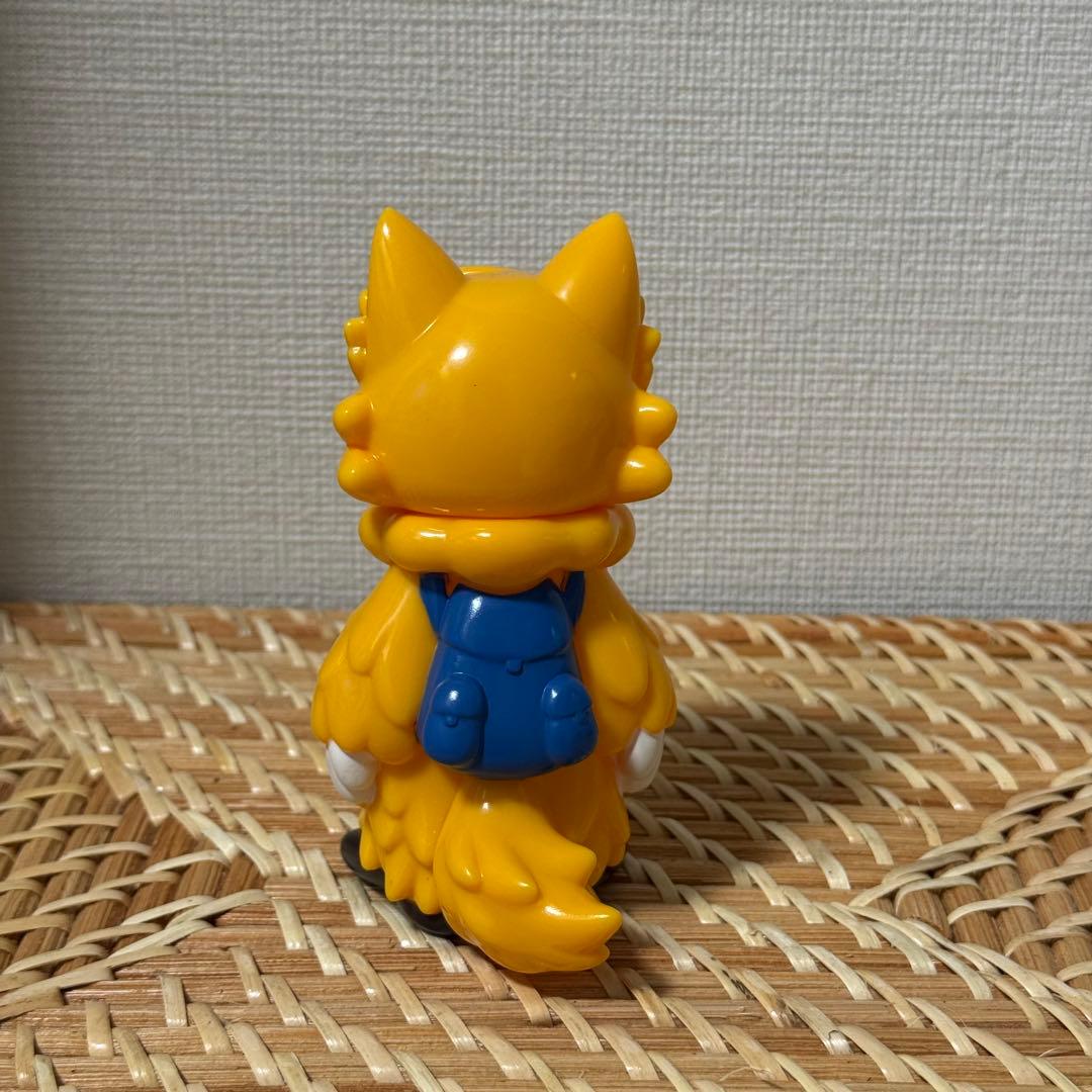 おおかみくん　ソフビ　イエロー