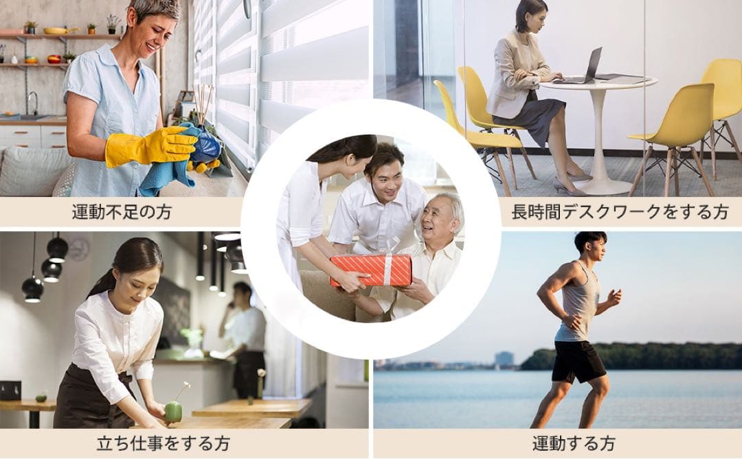 Gurkitsy【充電式】フットケア 3段階膝温感