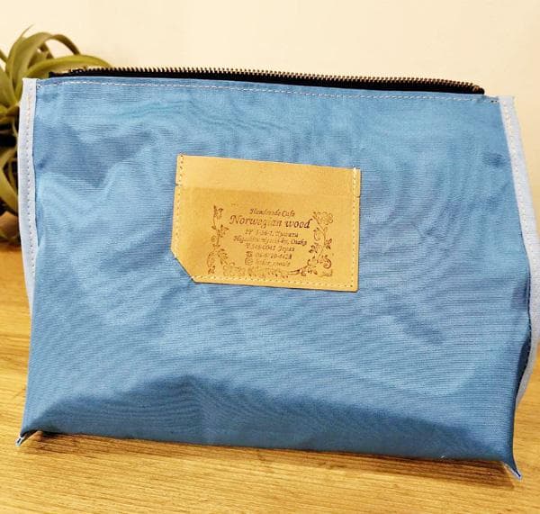 【専用】/2025タンバリンネイビー×白/マチ付きサコッシュショルダー