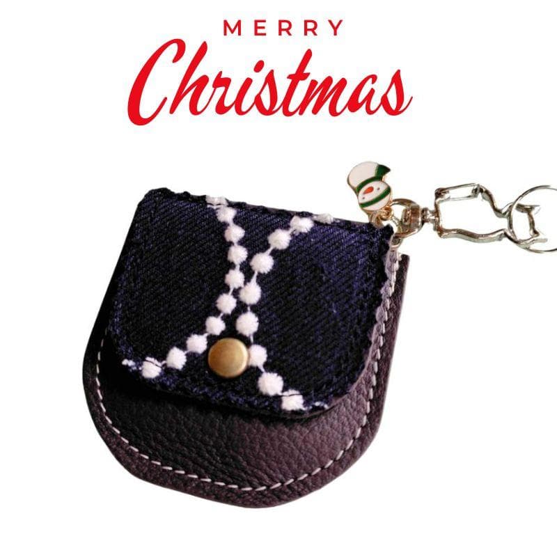 【専用】/2025タンバリンネイビー×白/マチ付きサコッシュショルダー