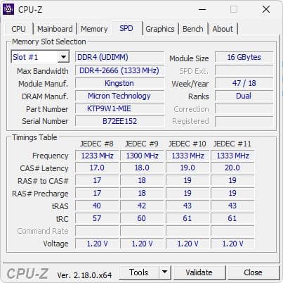 キングストン デスクトップ用 DDR4メモリ 16GB×2枚=計32GB