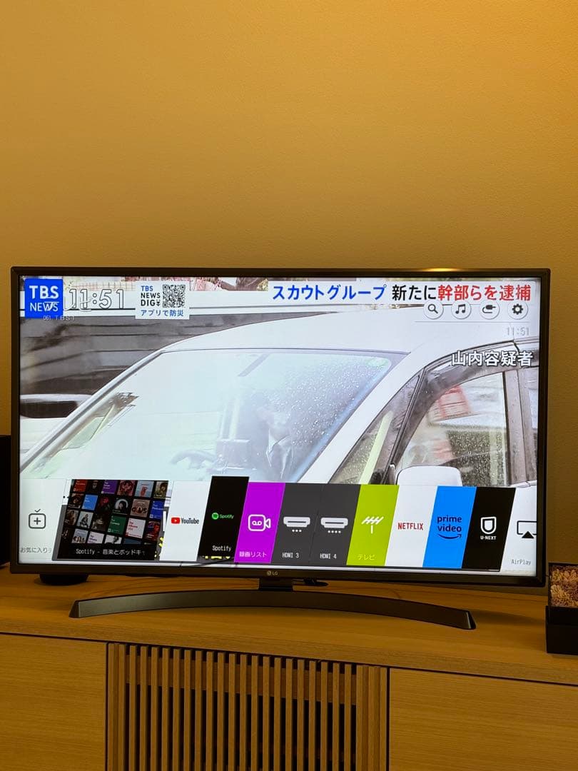 LG 43V型 4K 液晶テレビ 43UK6500EJD