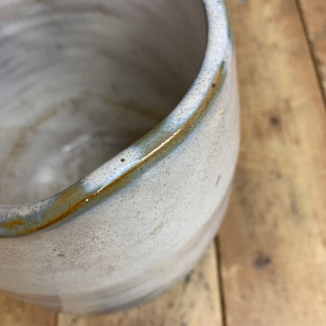 D-壁 【作家物】手仕事の温もり 陶器 水差し 花瓶 置物 オブジェ
