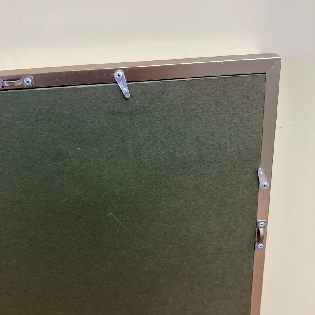 風景画 夕焼け 雲 額装 アート インテリア 壁掛け 和紙風 ちぎり絵 貼り絵