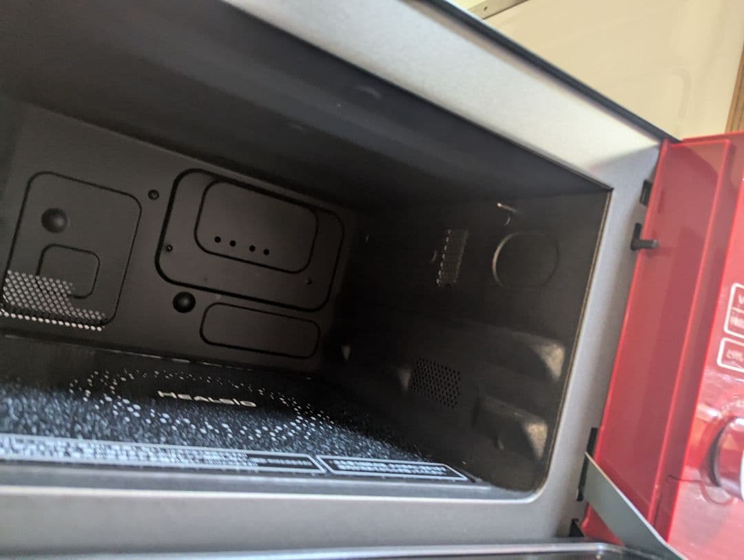 シャープHEALSIO AX-CA200 オーブンレンジ 赤　良品