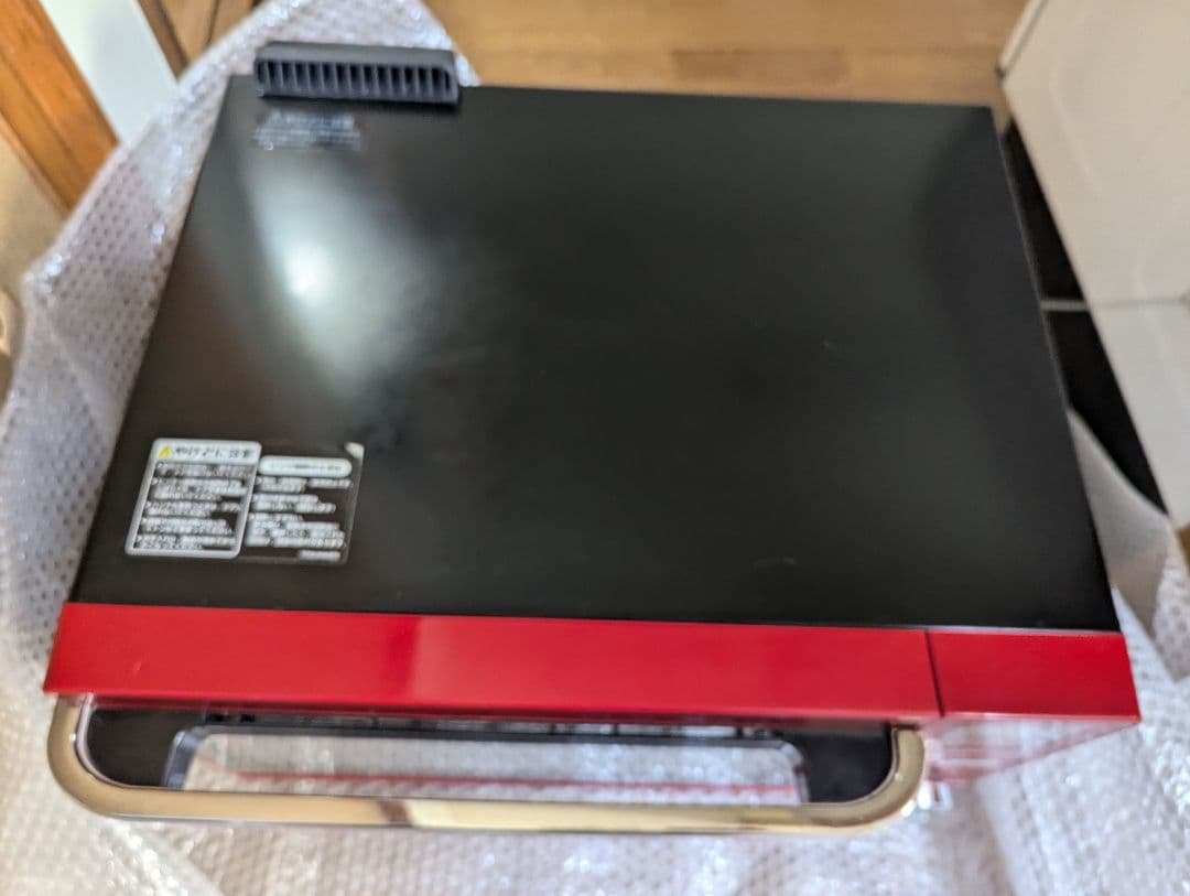 シャープHEALSIO AX-CA200 オーブンレンジ 赤　良品